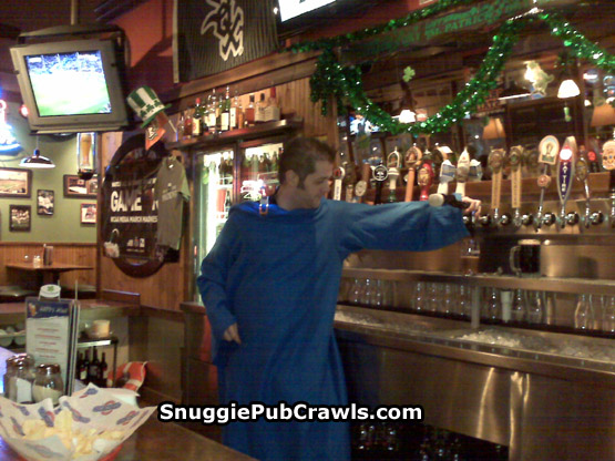 Clark the Snuggie Bartender